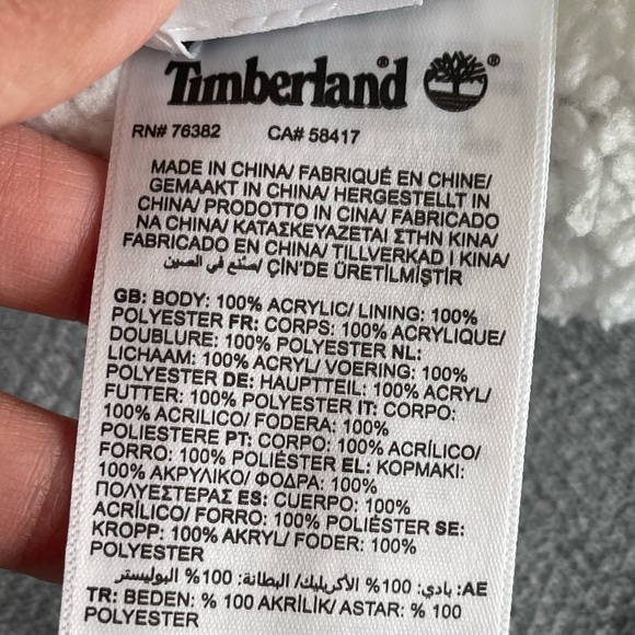 TIMBERLAND Gaiter Neck Warmer Grey One Size Fits All Men Unisex - Picture 9 of 9